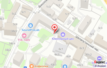Дана в Шелапутинском переулке на карте