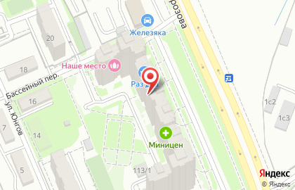 Студия кухни Атлас-Люкс на улице Морозова Павла Леонтьевича на карте