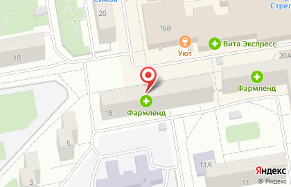 Аптека Фармленд в Екатеринбурге на карте