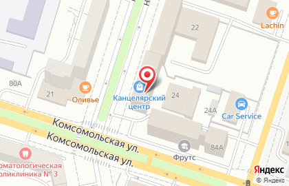 Канцелярский центр Дава+ на Новопромышленной улице на карте