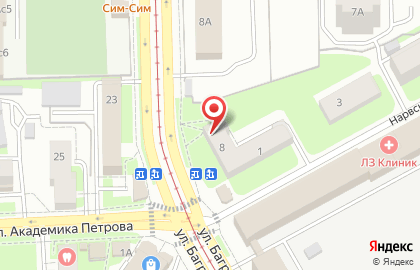 Торговая компания ХайтэкИнновация на улице Багратиона на карте
