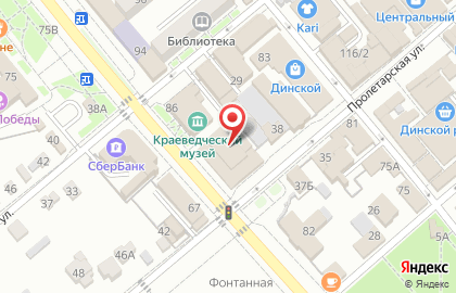 Банкомат, Юго-Западный банк Сбербанка России, ОАО, Краснодарское отделение №8619 на Красной улице на карте