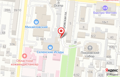 Магазин живой рыбы живой рыбы на Покровской площади на карте