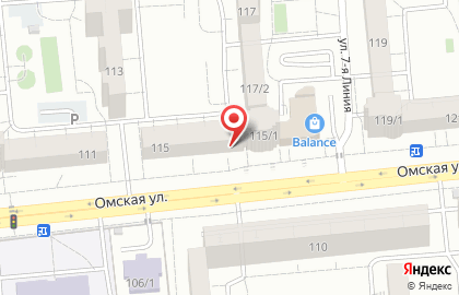 Аптека Семейная в Омске на карте
