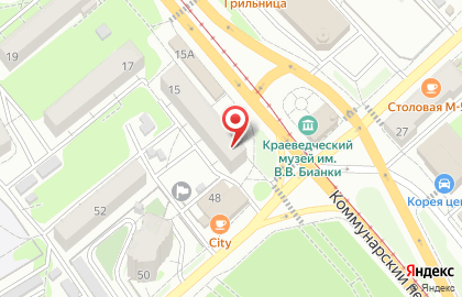 Магазин Колбасыч в Коммунарском переулке на карте