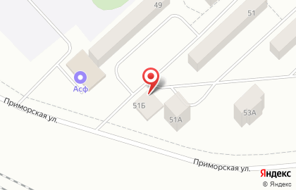 Телеателье на Приморской улице на карте