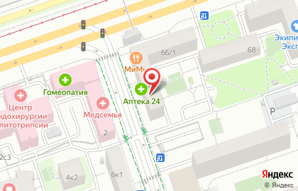 Супермаркет Магнит в Москве на карте