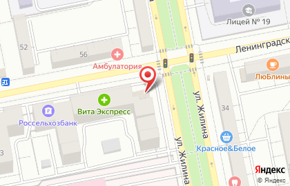 Магазин детских товаров Мультибум на улице Ленинградской на карте