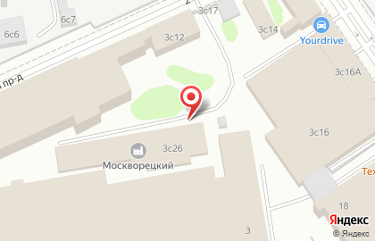 Мясоперерабатывающий завод Москворецкий в Москворечье-Сабурово на карте