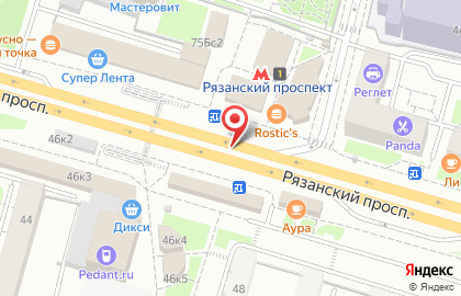 Мастерская по ремонту одежды и обуви на Рязанском проспекте, 46 к7 на карте
