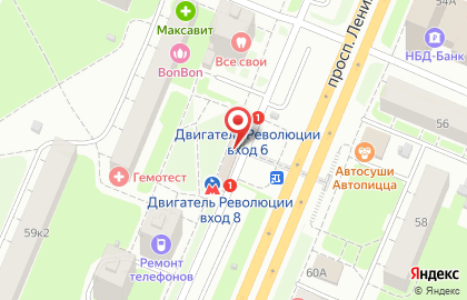 ОАО Банкомат, АКБ Абсолют Банк на Норильской улице на карте