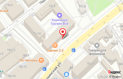 Тайм на Бакунинской улице на карте