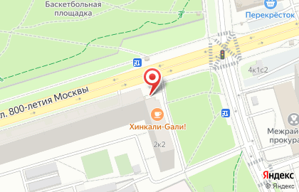 Район Дмитровский Общественный пункт охраны порядка Северного административного округа на улице 800-летия Москвы, 2 к 1 на карте