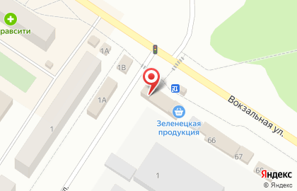 Салон цветов Колибри на Вокзальной улице на карте