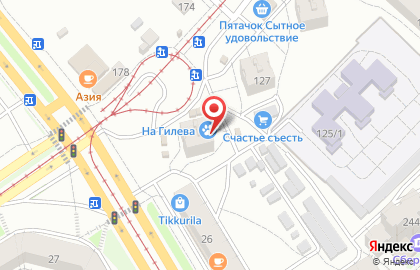 Зоомагазин на Гилева на карте