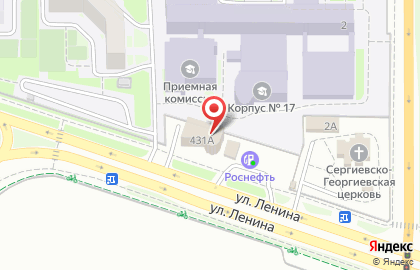 Шафран на улице Ленина на карте