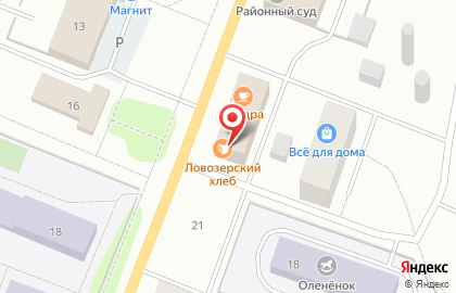 Магазин Хлеб на Советской улице на карте