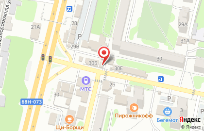 Супермаркет Огонек в Северном микрорайоне на карте
