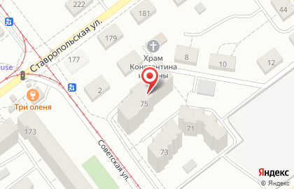 Салон-парикмахерская Стиль на Советской улице на карте