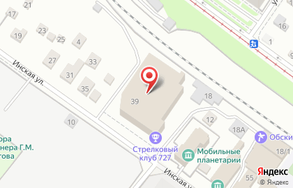 Стрелковый клуб СИБИРЬ в Новосибирске на карте