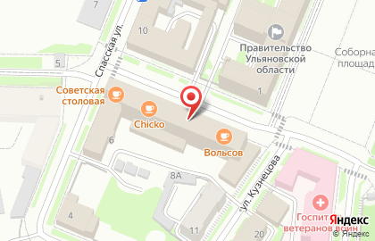 Компания по аренде помещений Гостиница Советская на карте