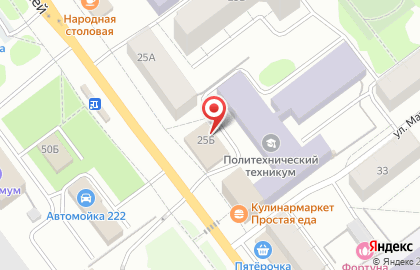 Трикотаж на улице Строителей на карте