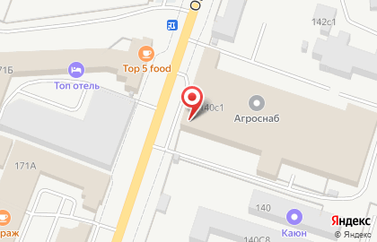 Торговая компания Авангард на Омской улице на карте