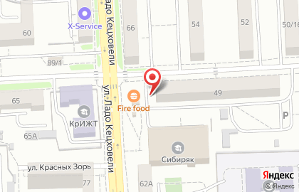 Клуб боевых искусств Каскад в Железнодорожном районе на карте