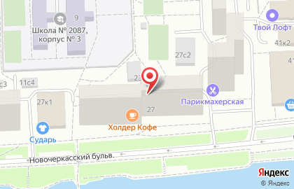 Останкино на Новочеркасском бульваре на карте