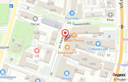 Продовольственный магазин №6 во Владивостоке на карте