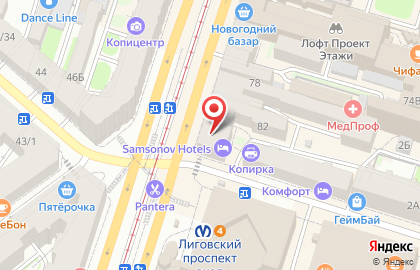 Теле2 в Центральном районе на карте