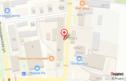 Компания Сибирский партнер на Пролетарской улице на карте