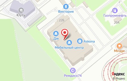 Салон мебели Юнусов & К в Курчатовском районе на карте
