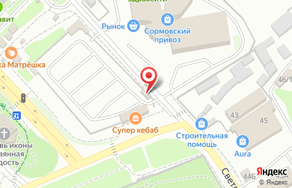 Киоск фастфудной продукции Супер бургер на улице Василия Иванова на карте