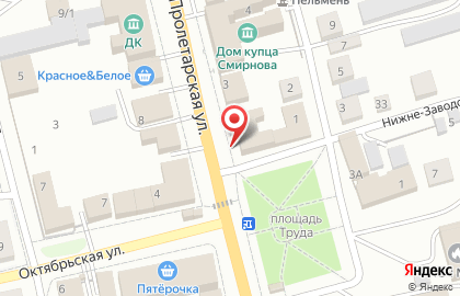 Продуктовый магазин У Зухры на Октябрьской улице на карте