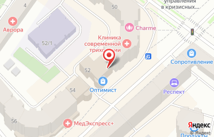 Еврочехол на улице Орджоникидзе на карте