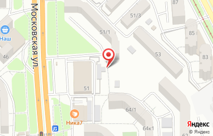 Магазин Эконом на Московской улице на карте