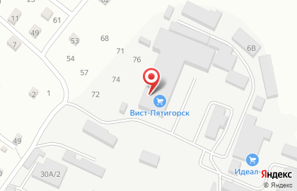 Торговая компания Вист-Пятигорск на карте