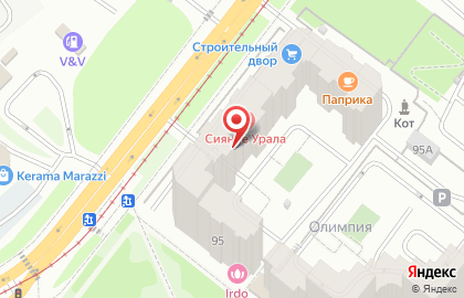 Ясли-сад Ласточка в Мотовилихинском районе на карте