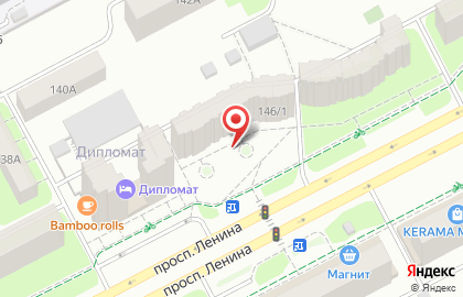 Салон-парикмахерская Престиж на проспекте Ленина на карте