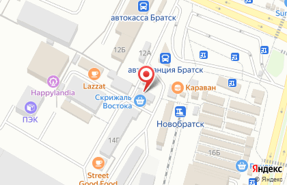 Магазин овощей и фруктов в Центральном районе на карте