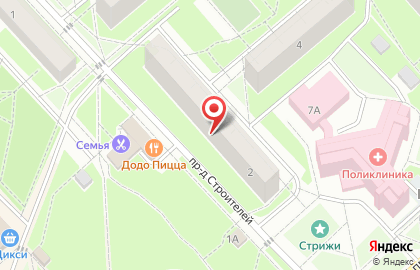Служба заказа легкового транспорта Авто.Везёт на карте