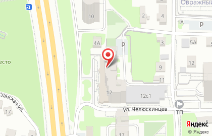 Автомаркет Ласточка на Комсомольском проспекте на карте