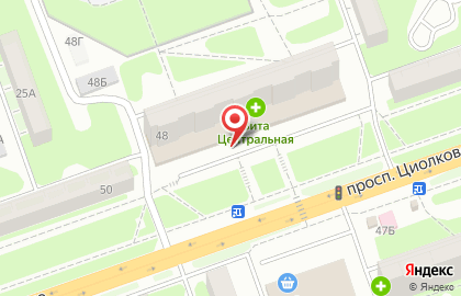 Растяпино на проспекте Циолковского на карте
