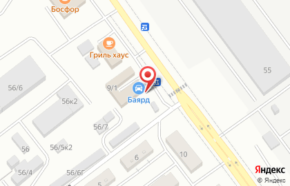 Служба заказа легкового транспорта Вираж на Коммунальной улице на карте