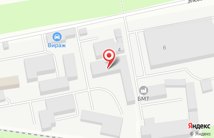 Шиномонтажная мастерская на Элеваторной улице на карте