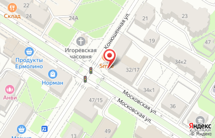 Кинотеатр Авангард на Московской площади на карте