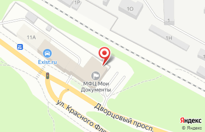 Многофункциональный центр Мои документы в Петродворцовом районе на карте