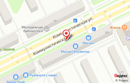 ЗАО КБ Рублев на Коммунистической улице на карте