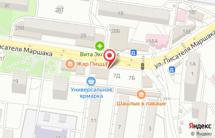 Обувной магазин BELWEST на улице Писателя Маршака на карте